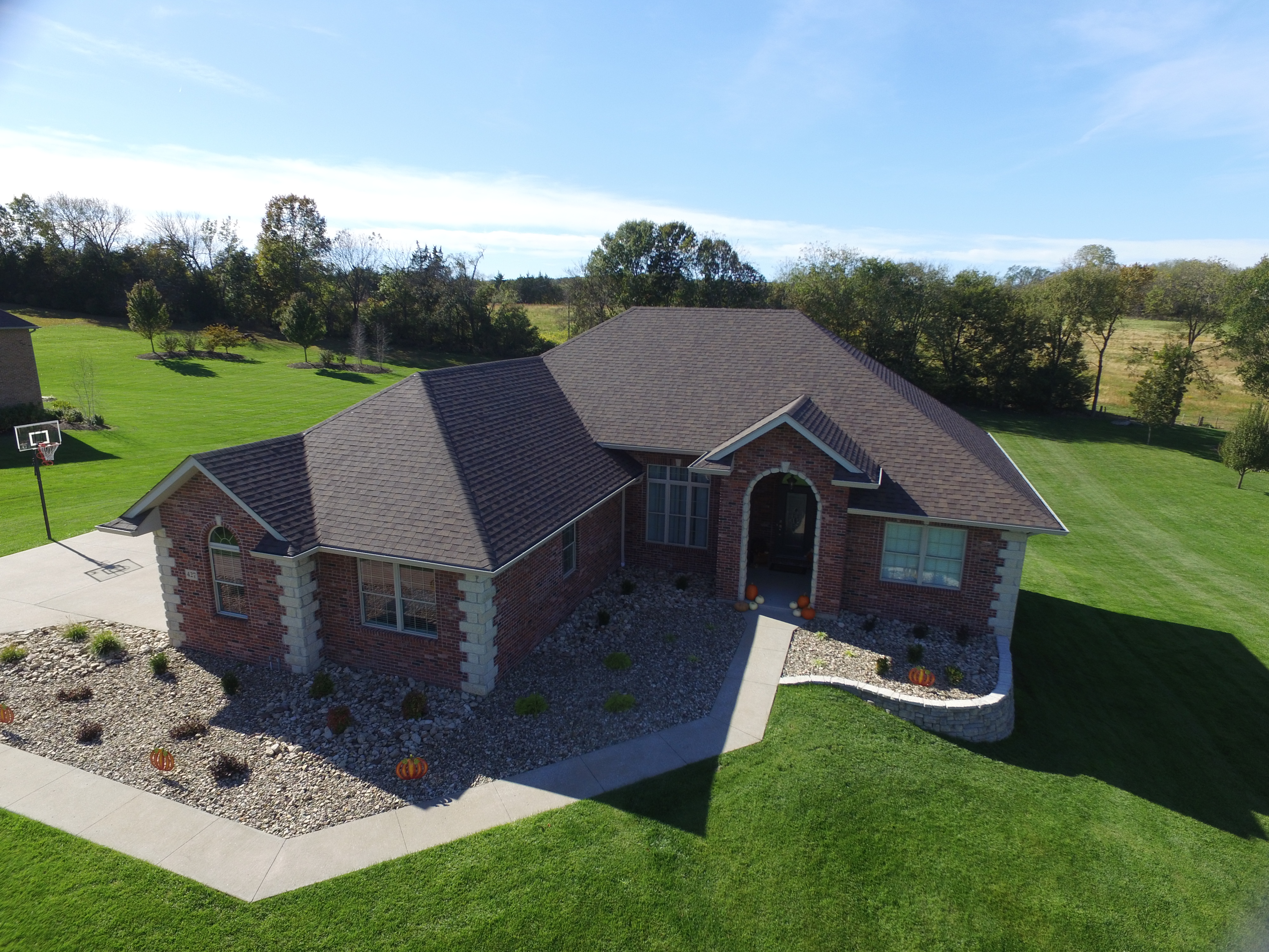 Teak colored luxury shingles